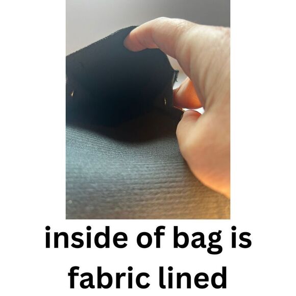 Crossbody with Gold Chain Accent- Brown Bag - Picture 10 of 12